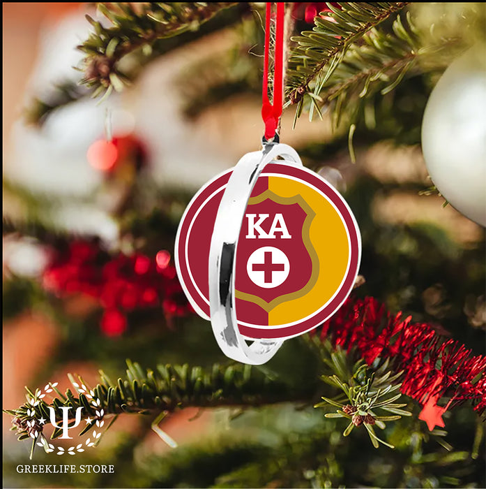 Kappa Alpha Order Christmas Reversible Flat Round Ornament