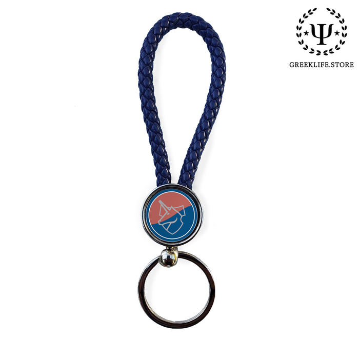 Theta Xi Key chain round