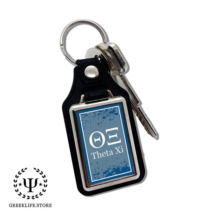 Theta Xi Keychain Rectangular