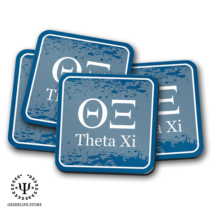 Theta Xi Beverage Coasters Square (Set of 4)