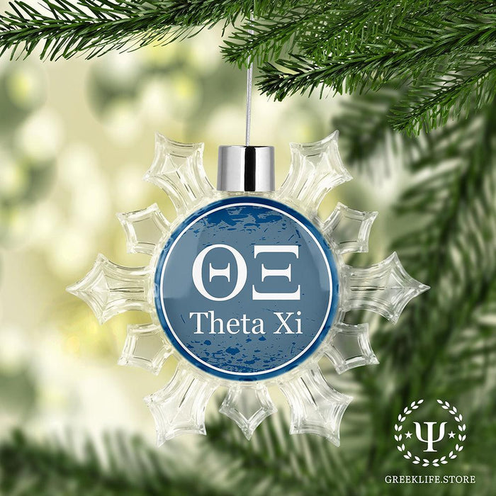 Theta Xi Christmas Ornament - Snowflake