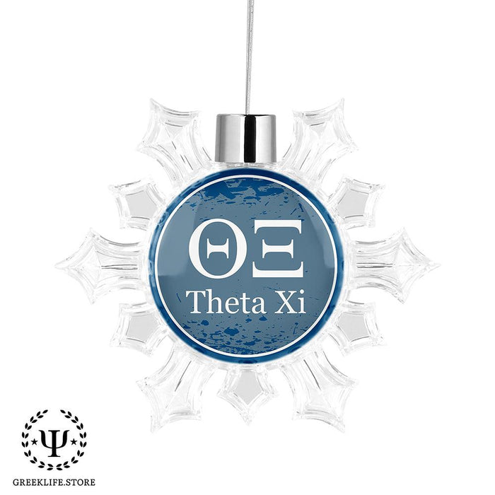 Theta Xi Christmas Ornament - Snowflake