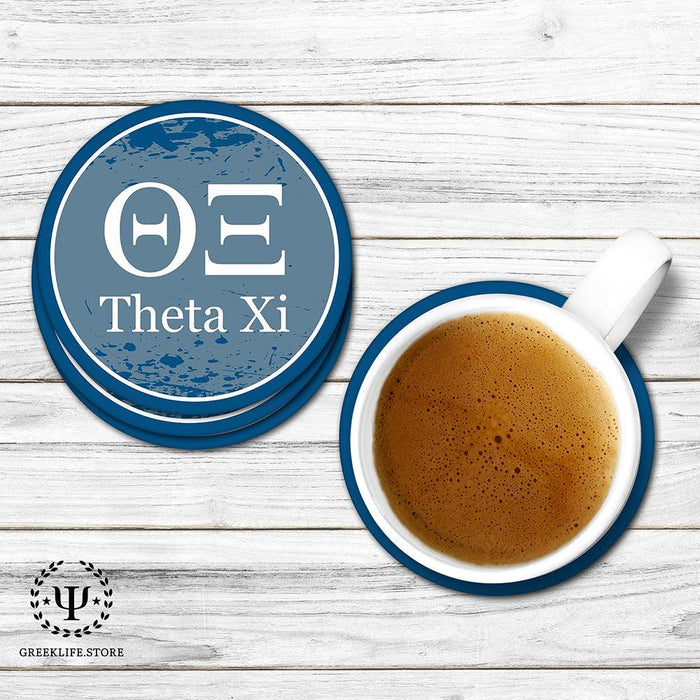 Theta Xi Beverage coaster round (Set of 4)