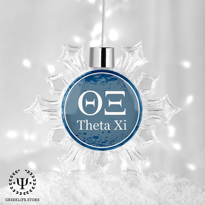 Theta Xi Christmas Ornament - Snowflake