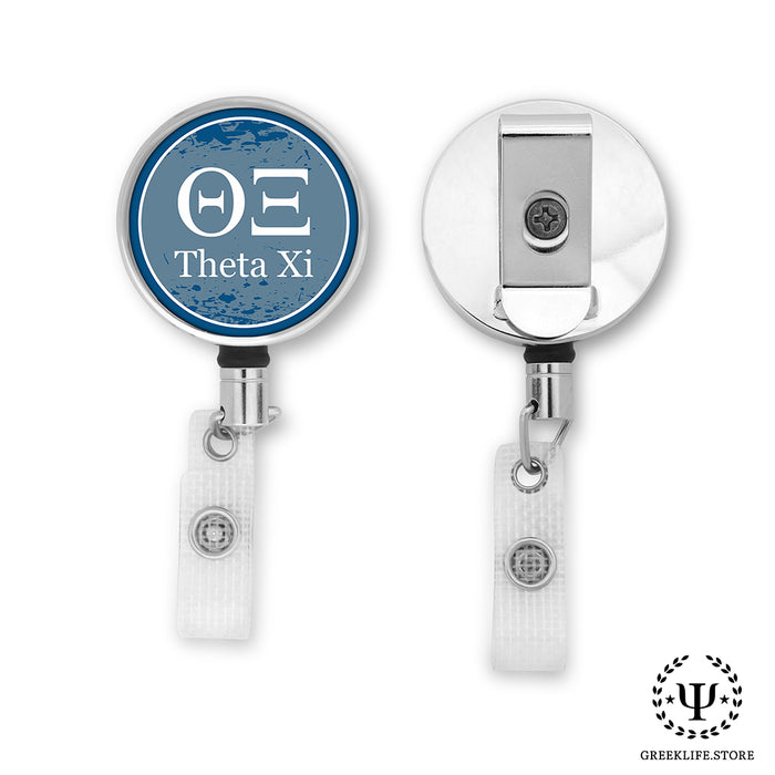 Theta Xi Badge Reel Holder