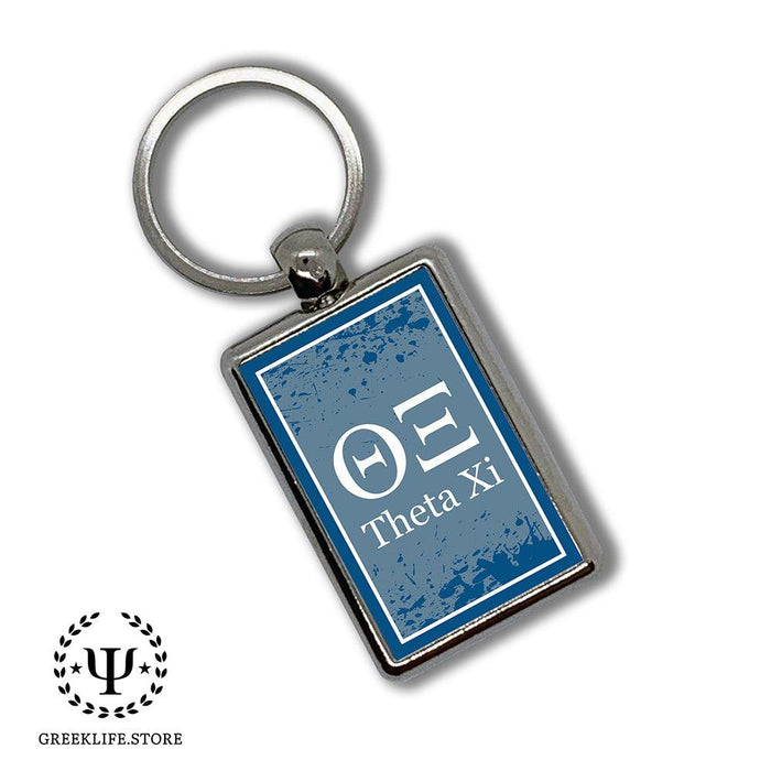 Theta Xi Keychain Rectangular