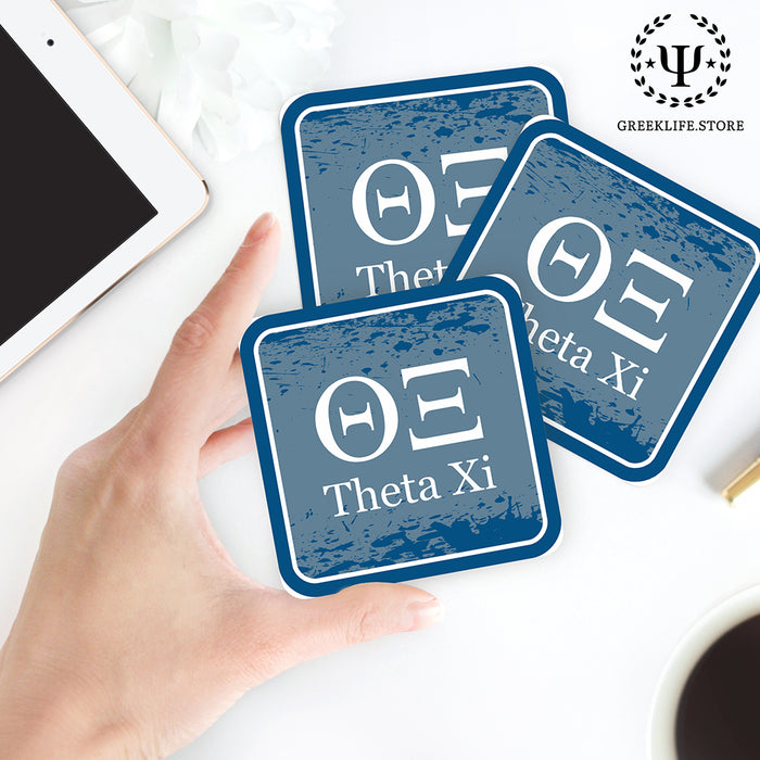 Theta Xi Beverage Coasters Square (Set of 4)