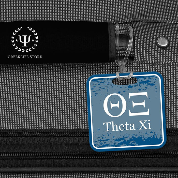 Theta Xi Luggage Bag Tag (square)