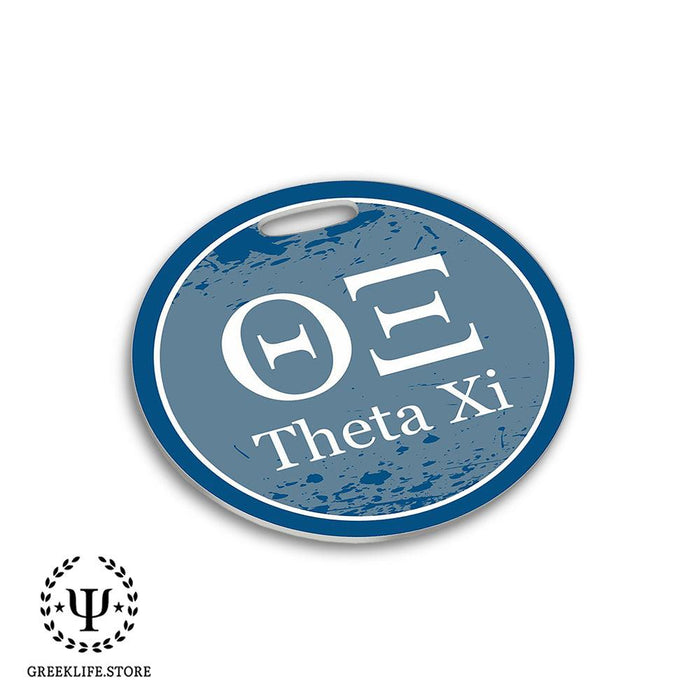 Theta Xi Luggage Bag Tag (round)