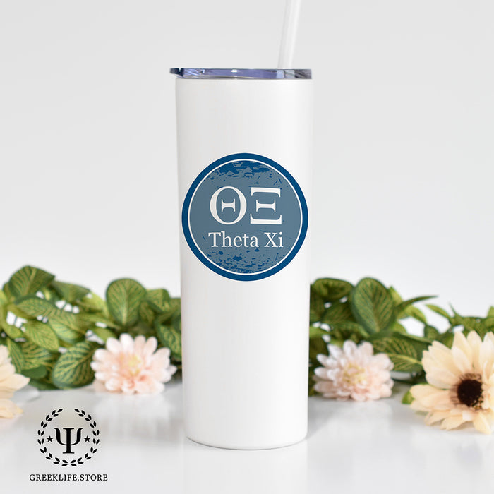 Theta Xi Stainless Steel Skinny Tumbler 20 OZ