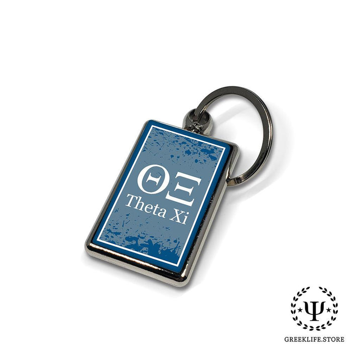 Theta Xi Keychain Rectangular