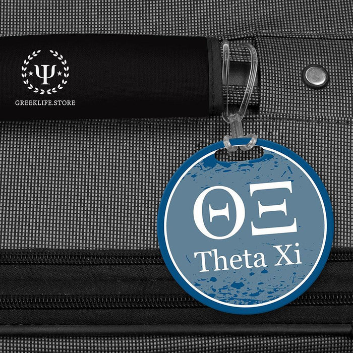 Theta Xi Luggage Bag Tag (round)