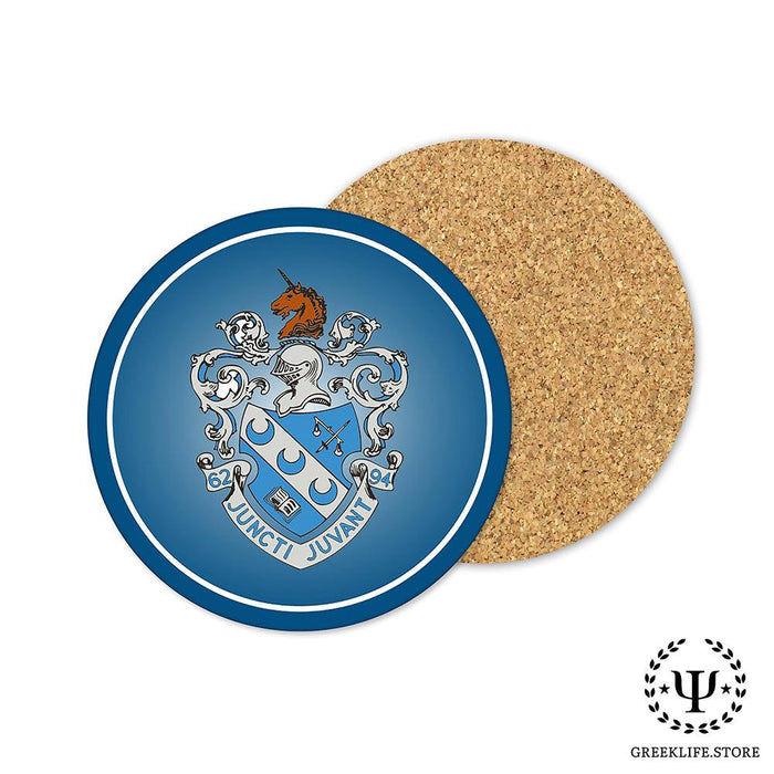 Theta Xi Beverage coaster round (Set of 4)