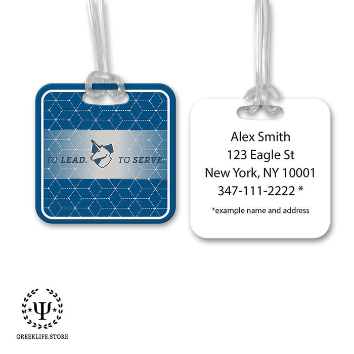 Theta Xi Luggage Bag Tag (square)