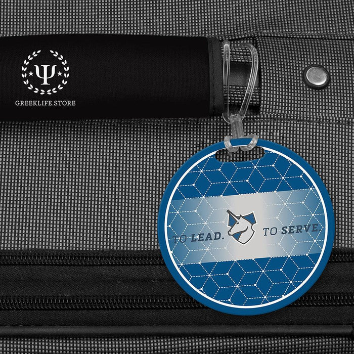 Theta Xi Luggage Bag Tag (round)