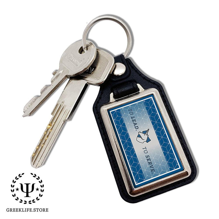 Theta Xi Keychain Rectangular