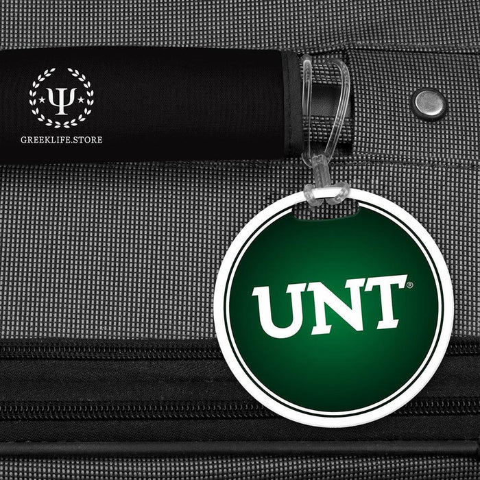 University of North Texas Luggage Bag Tag (round)