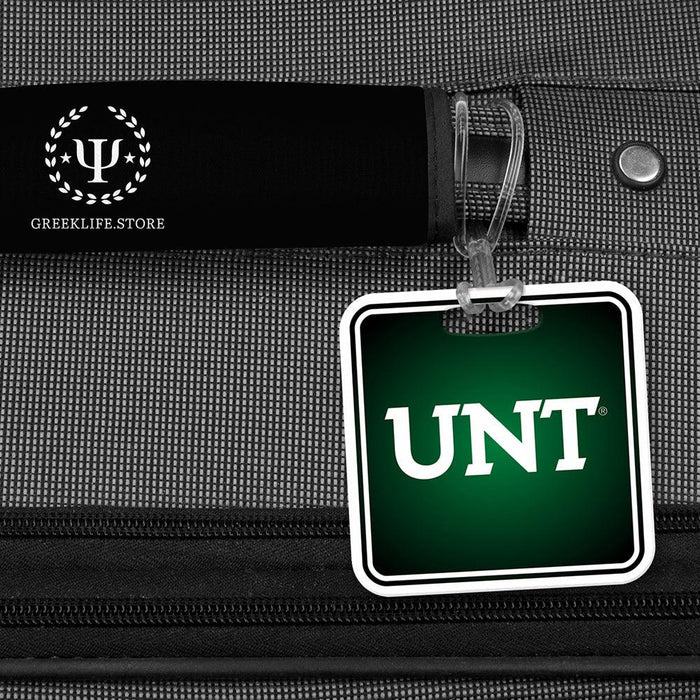 University of North Texas Luggage Bag Tag (square)