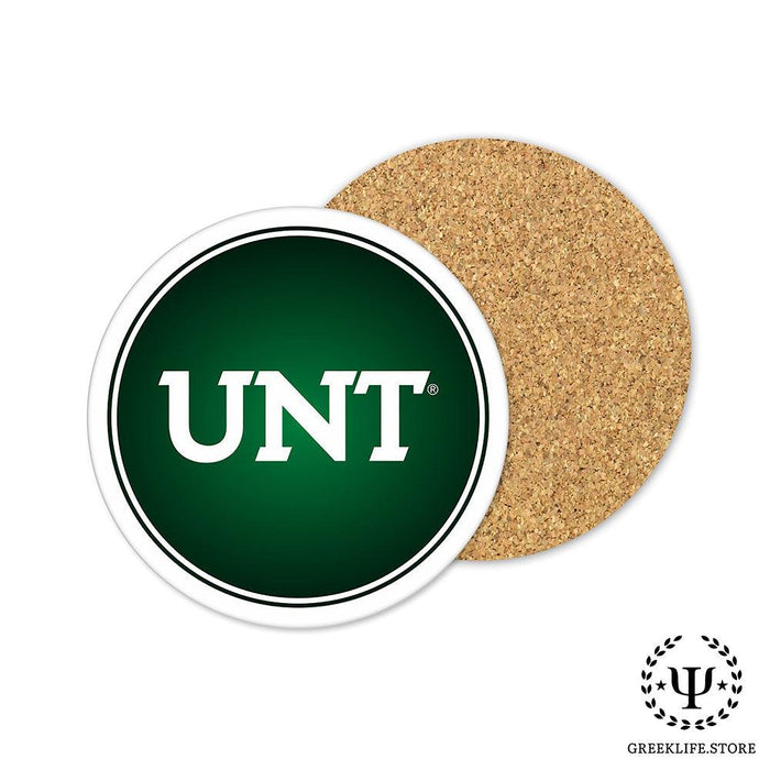 University of North Texas Beverage coaster round (Set of 4)