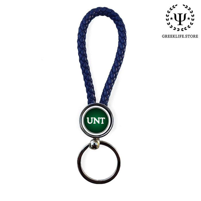 University of North Texas Key chain round