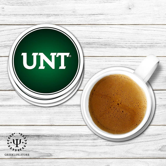 University of North Texas Beverage coaster round (Set of 4)