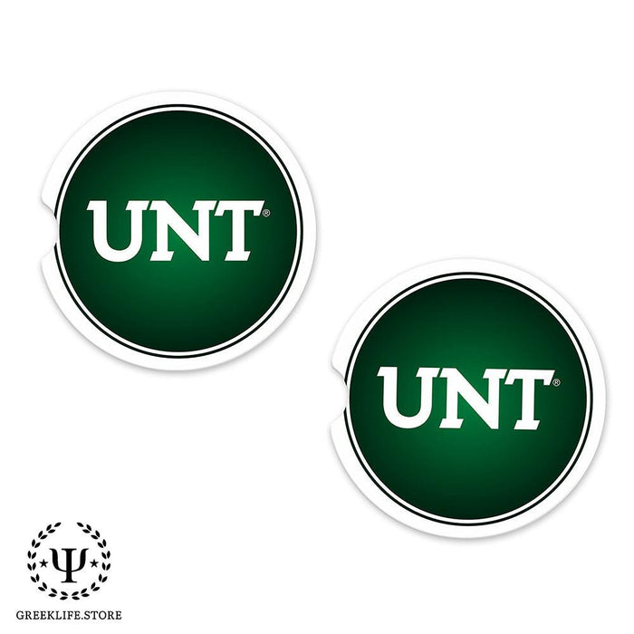 University of North Texas Car Cup Holder Coaster (Set of 2)