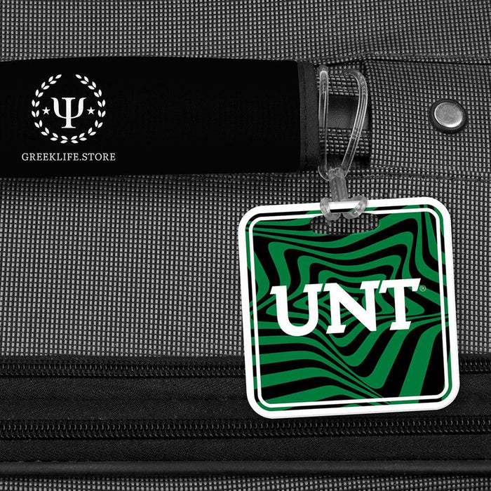 University of North Texas Luggage Bag Tag (square)