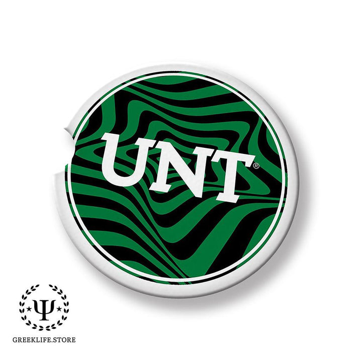 University of North Texas Car Cup Holder Coaster (Set of 2)