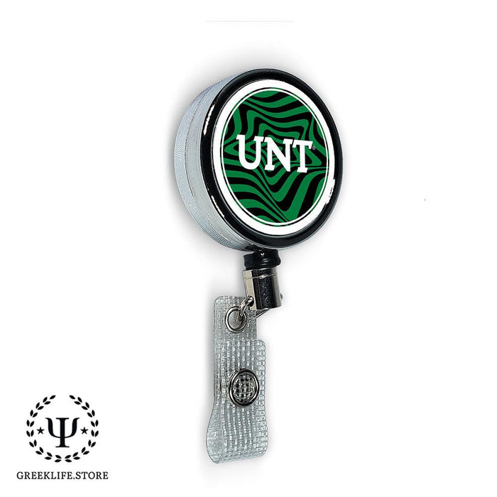 University of North Texas Badge Reel Holder