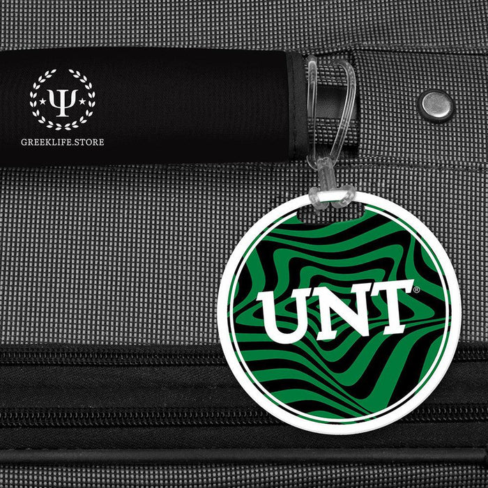 University of North Texas Luggage Bag Tag (round)