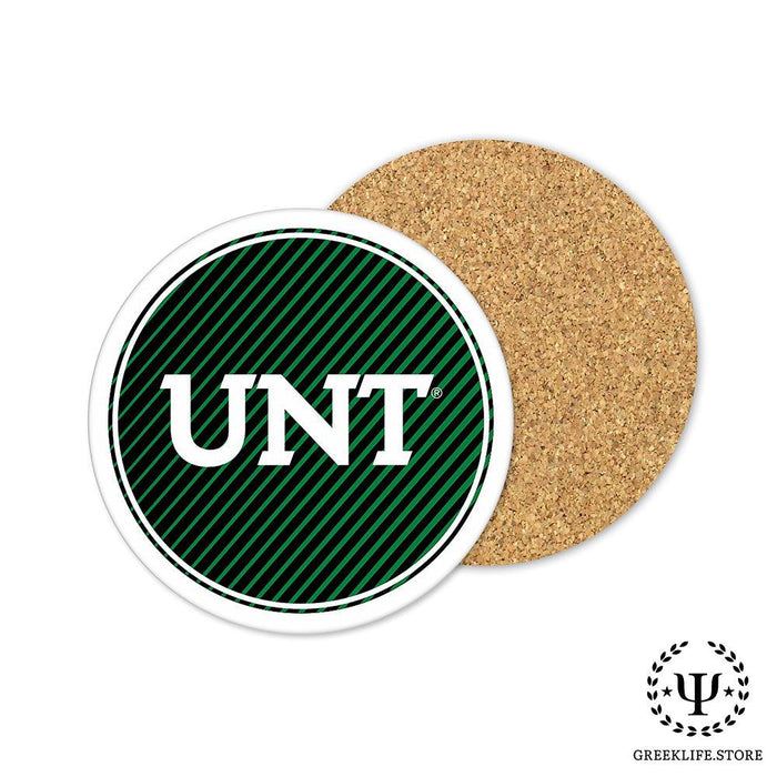 University of North Texas Beverage coaster round (Set of 4)