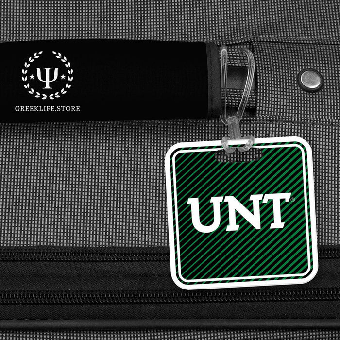 University of North Texas Luggage Bag Tag (square)