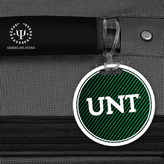 University of North Texas Luggage Bag Tag (round)