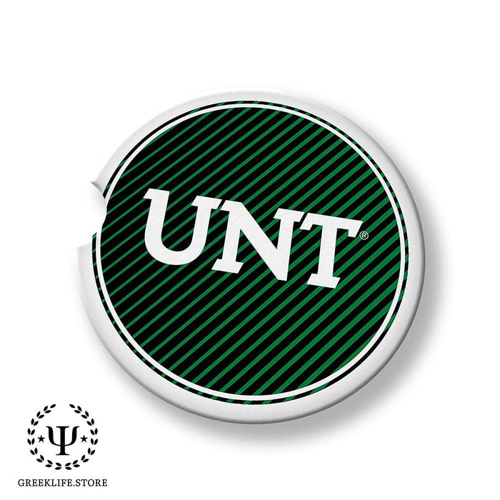 University of North Texas Car Cup Holder Coaster (Set of 2)