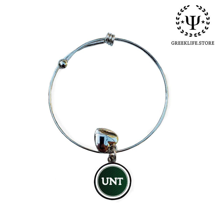 University of North Texas Round Adjustable Bracelet