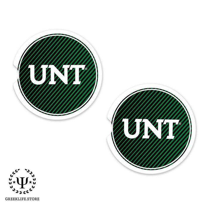 University of North Texas Car Cup Holder Coaster (Set of 2)