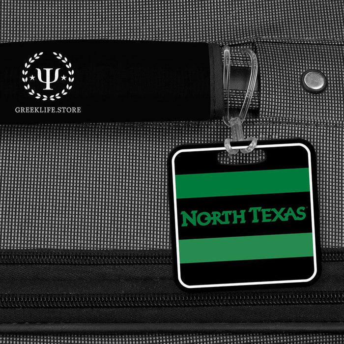 University of North Texas Luggage Bag Tag (square)