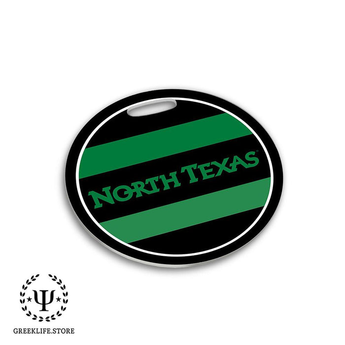 University of North Texas Luggage Bag Tag (round)