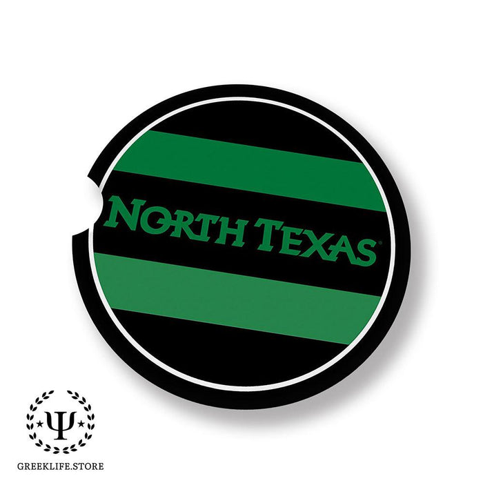 University of North Texas Car Cup Holder Coaster (Set of 2)