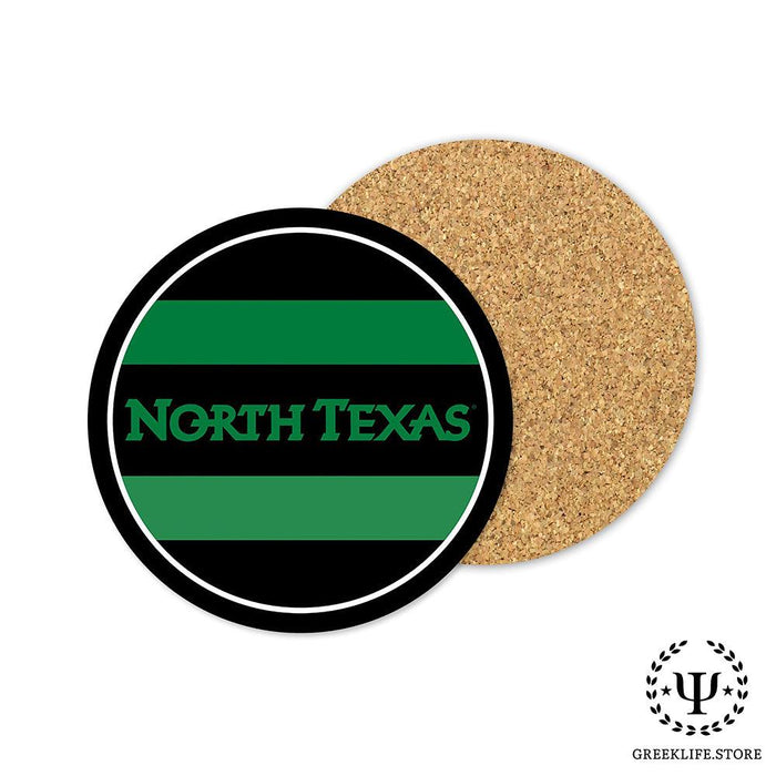 University of North Texas Beverage coaster round (Set of 4)