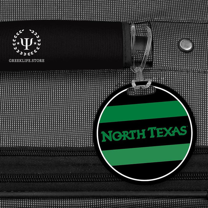 University of North Texas Luggage Bag Tag (round)