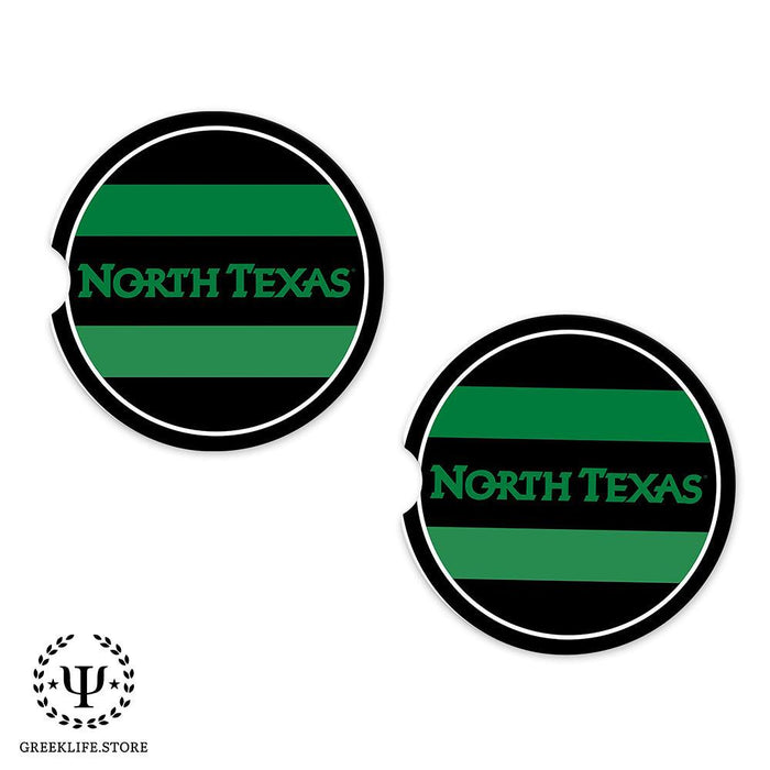 University of North Texas Car Cup Holder Coaster (Set of 2)