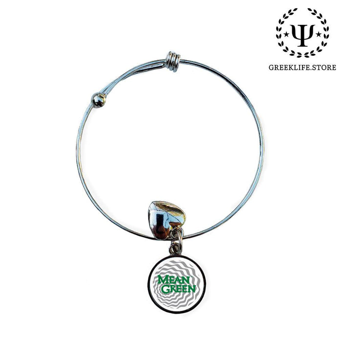 University of North Texas Round Adjustable Bracelet