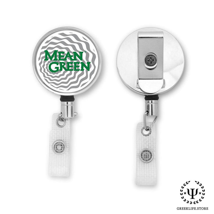 University of North Texas Badge Reel Holder