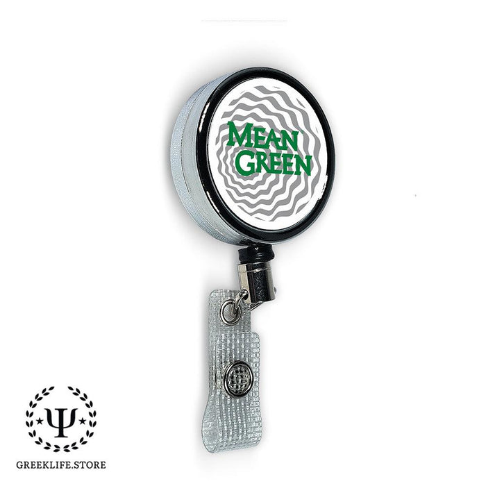 University of North Texas Badge Reel Holder