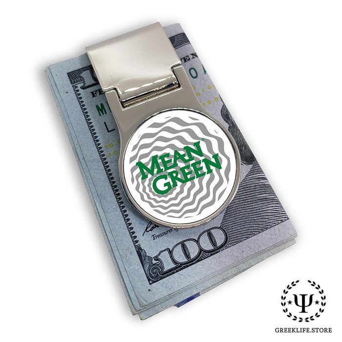 University of North Texas Money Clip