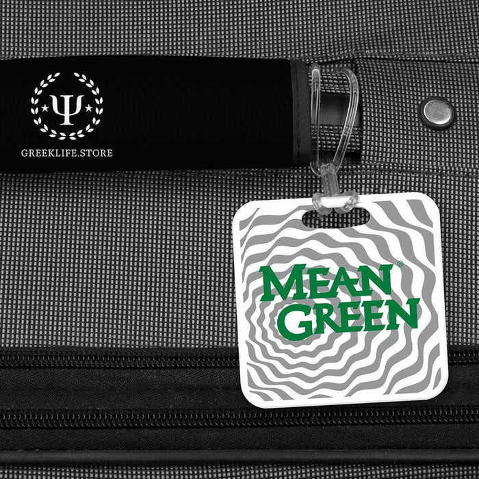 University of North Texas Luggage Bag Tag (square)