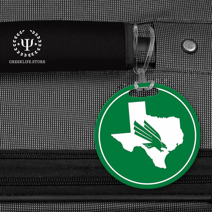 University of North Texas Luggage Bag Tag (round)