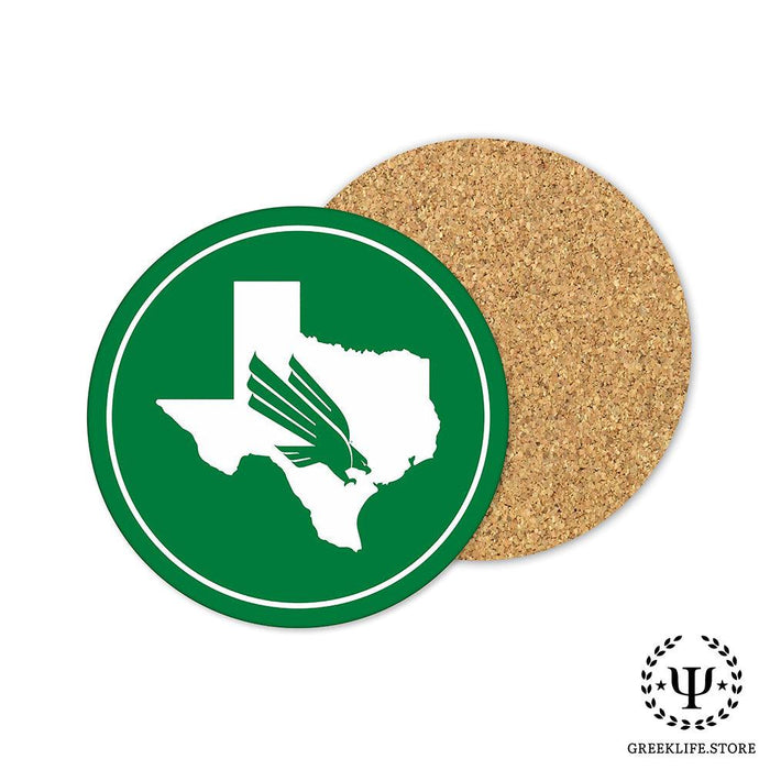 University of North Texas Beverage coaster round (Set of 4)