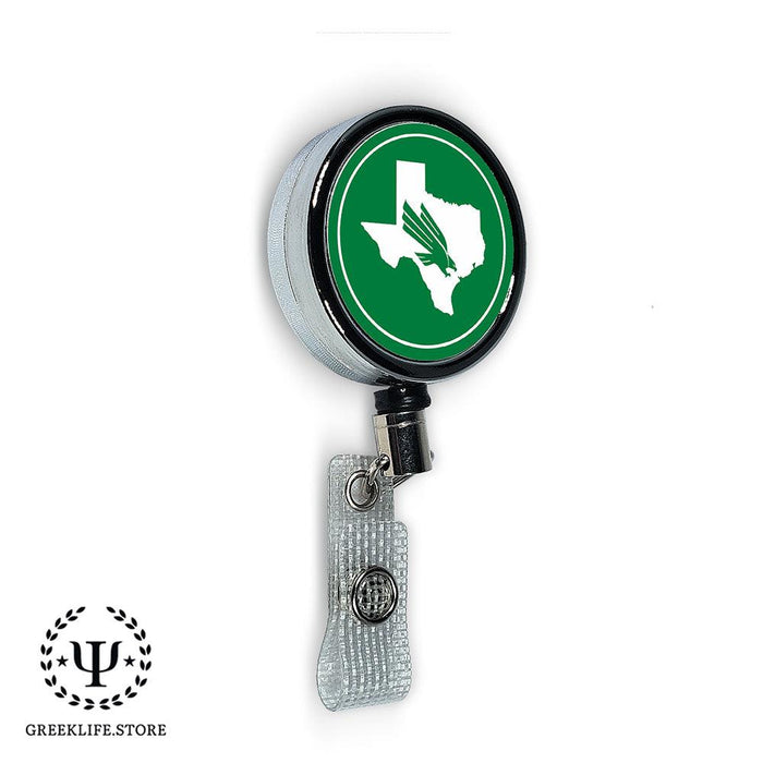 University of North Texas Badge Reel Holder